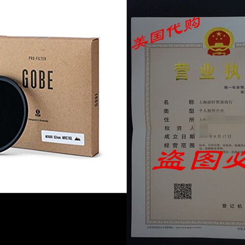 新品Gobe ND1k000 62mm MRC 16-Layer ND Filter
