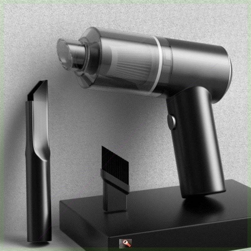 极速@十行百货车载无线充电吸y尘器迷你可携式手持吸尘器车家两用