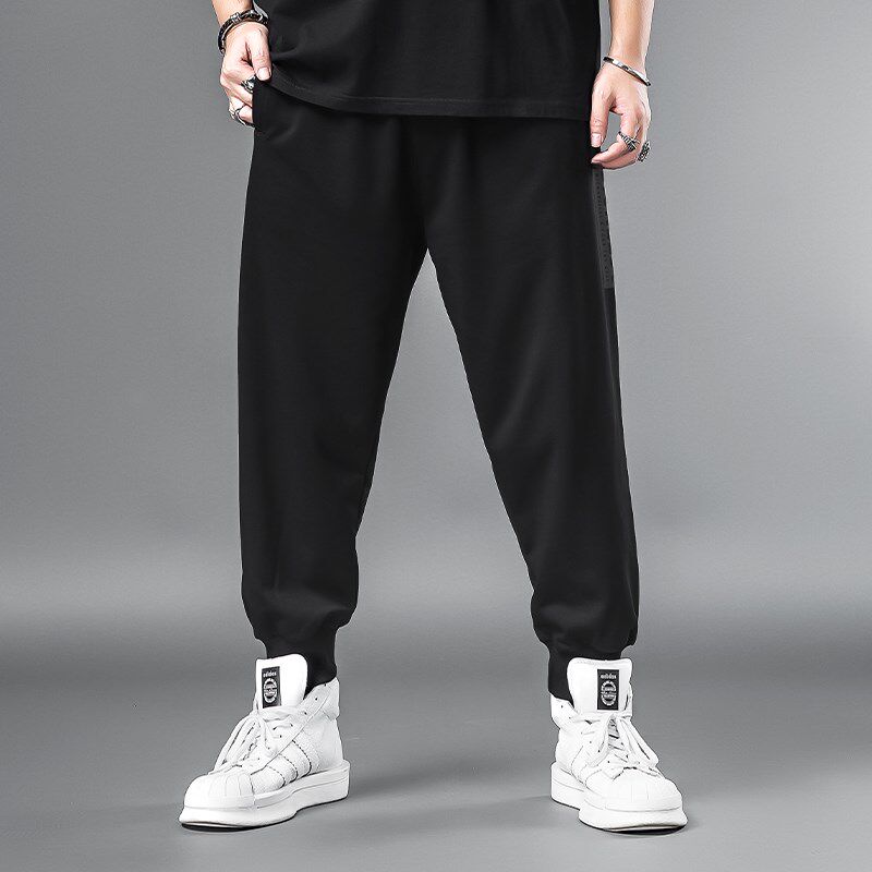 新品大码男裤e宽松秋天裤子男运动裤胖子男装加大加肥休闲长裤春