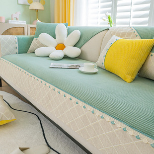 极速2022年新款 通用子现代简约M防滑沙发套罩靠背巾盖布 沙发四季