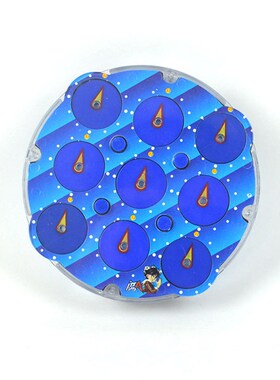 极速【凌奥魔表透明蓝色简t装】魔A魔表双面 复原塑料袋装 益智玩