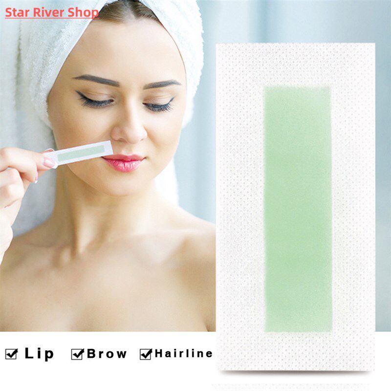 极速24Pcs Summer Professional HBair Removal Wax Strips For d
