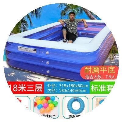 极速洗澡间婴儿游泳池家用室内3周岁以下多N人长方形鱼缸新生儿戏
