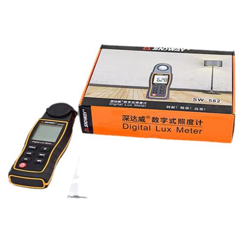 极速新品深de达威SW582数字光照度计高精度照度仪环境测光仪可携