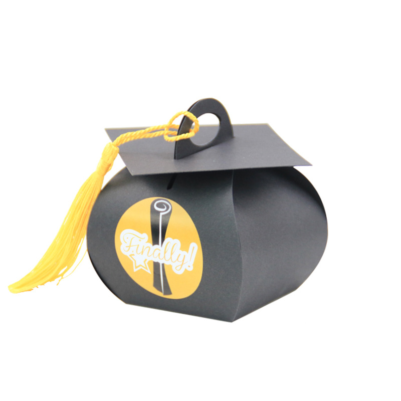 极速Bachelor Hat Graduation Celebration Candy PackUaging Gif