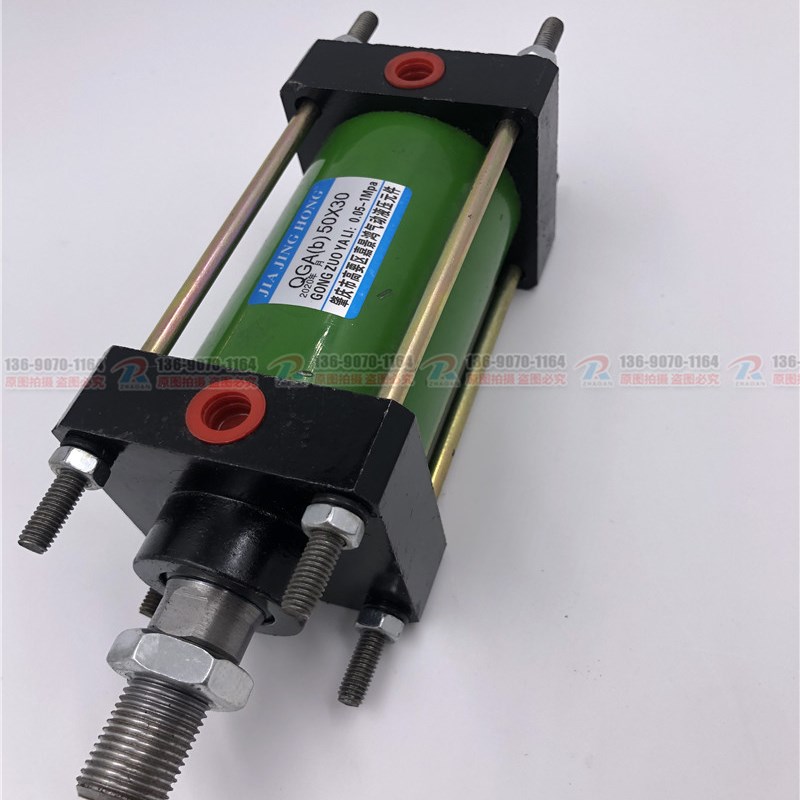 极速QGA(b) 5l0X30肇庆产铁材料无缓冲加粗杆气缸活塞杆20 轴牙M1