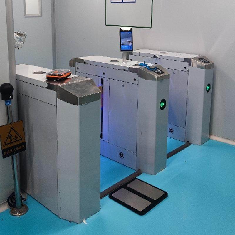风淋室门口ESD静电测试闸机防静电摆闸人行通道门禁摆闸速通门