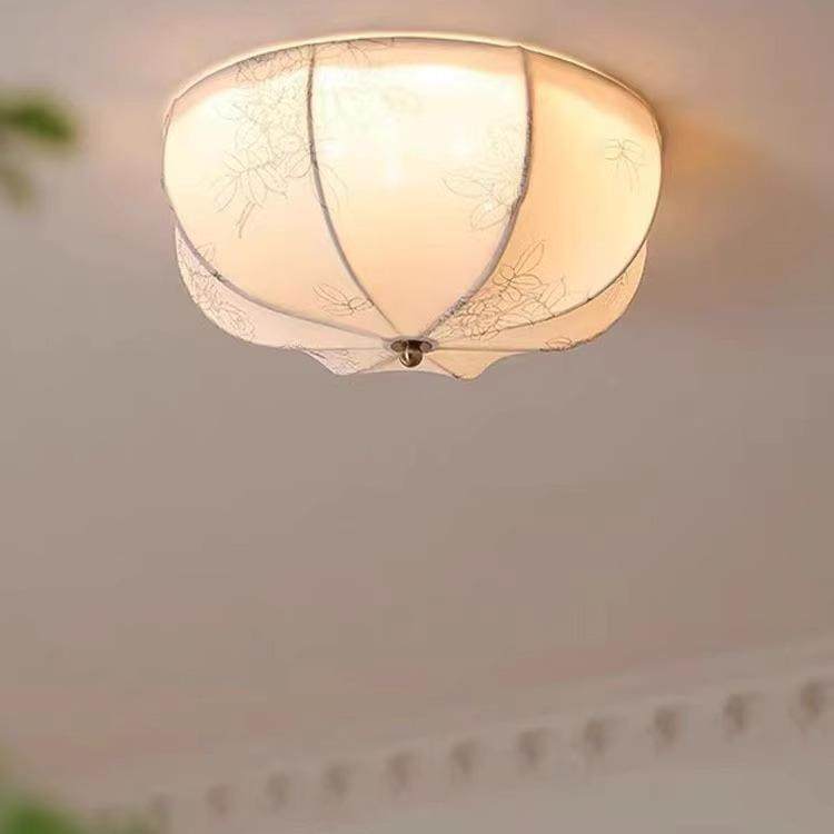 法式复古卧室吸顶灯美式走廊过道灯衣帽间书房入户玄关阳台布艺灯