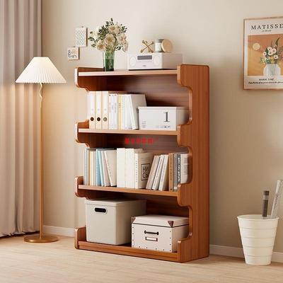 学生书架落地式多功能置物架多层书柜靠墙储物架书本收纳柜展示柜