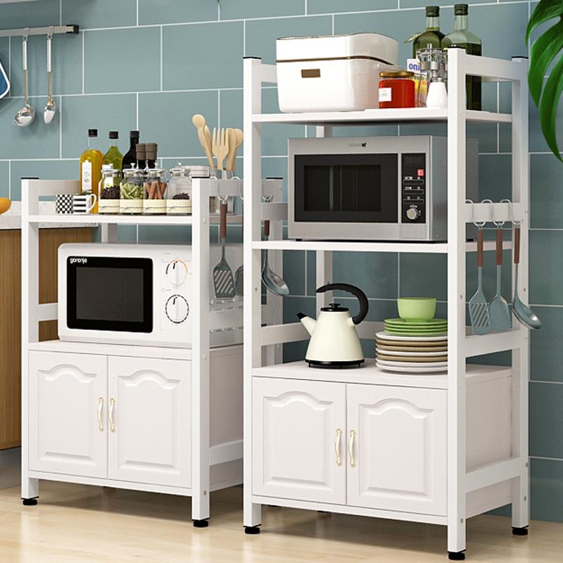 厨房置物架落地多层烤箱收纳架台面调料架碗架储物架子微波炉柜子