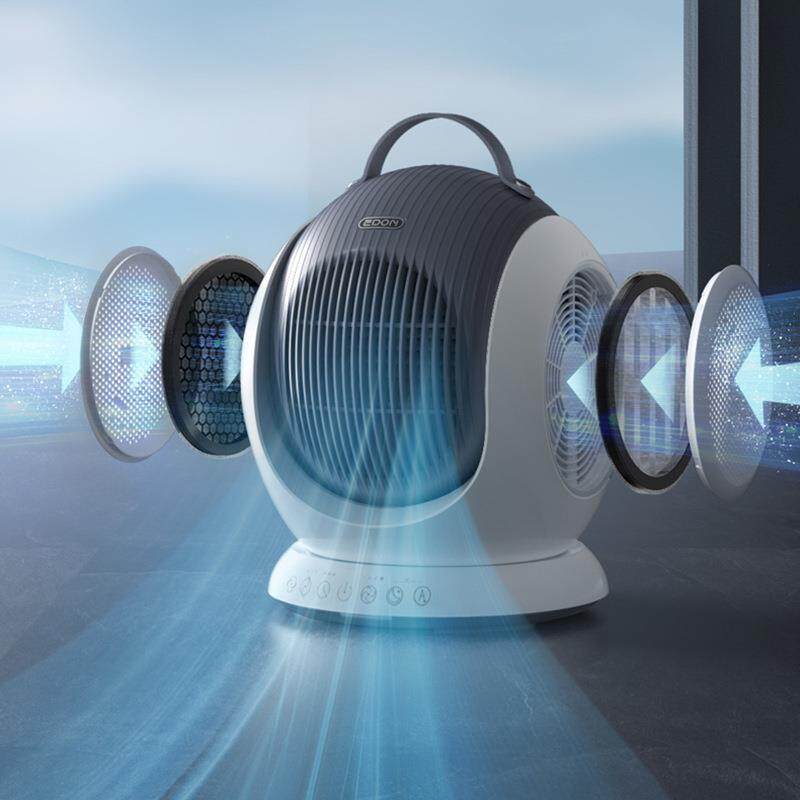 爱登桌面落地空气净化循环静音台式电风扇空气净化器家用除甲醛毛