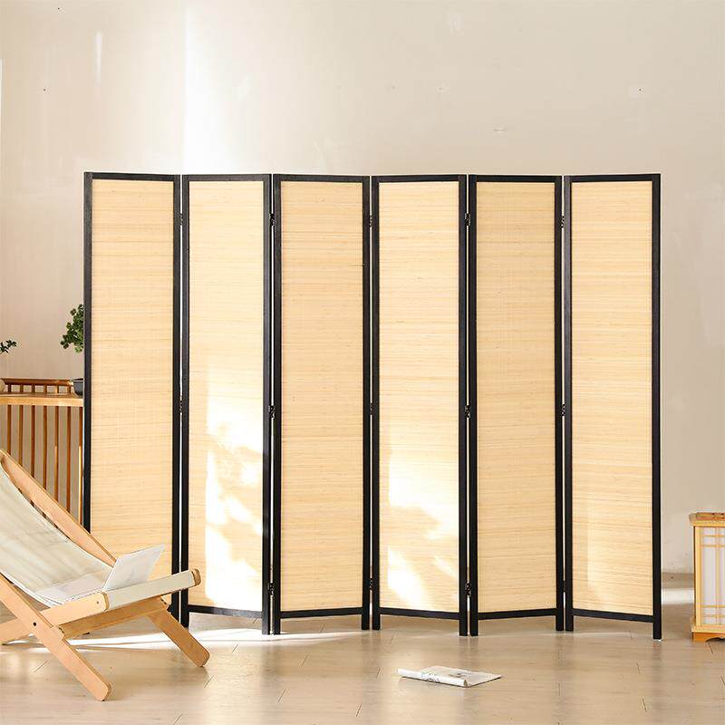 实木屏风隔断客厅折叠客厅田园风移动折屏客厅简约现代办公室素屏