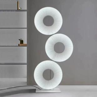 摩天轮落地灯设计师别墅客厅沙发边氛围台灯创意环形卧室装 饰吊灯