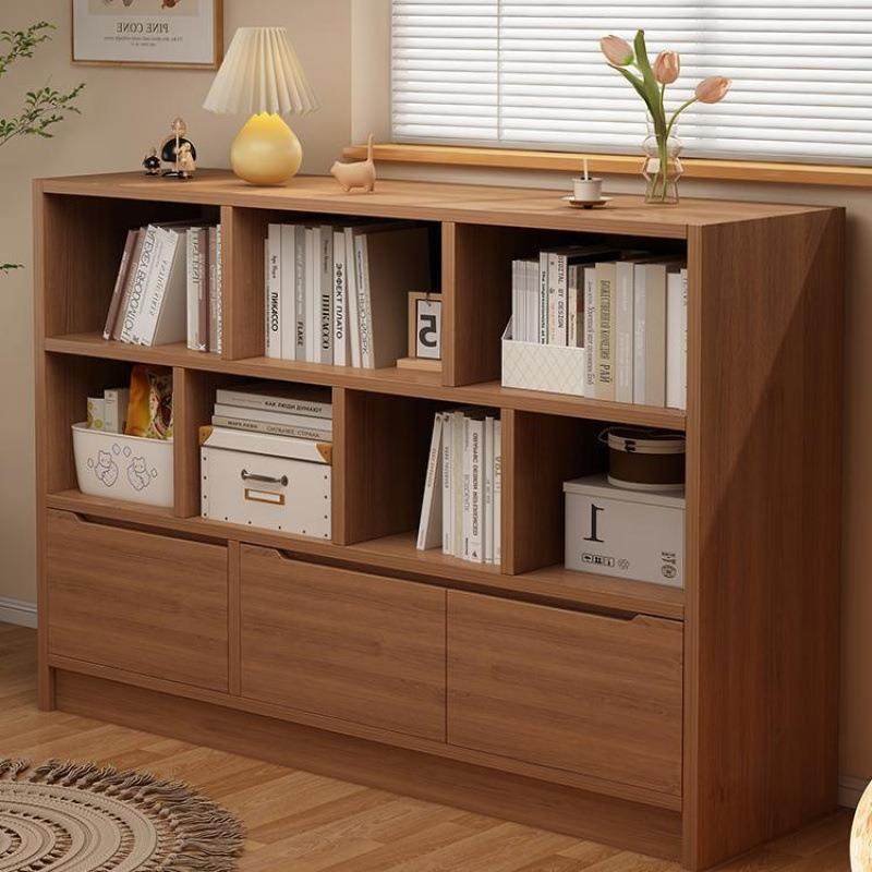 书架落地置物架收纳带柜门书柜储物柜一体矮柜客厅胡桃木色小柜子,畜牧/养殖物资,畜牧/养殖器械,淘宝优惠券,粉丝福利购,淘宝优惠卷