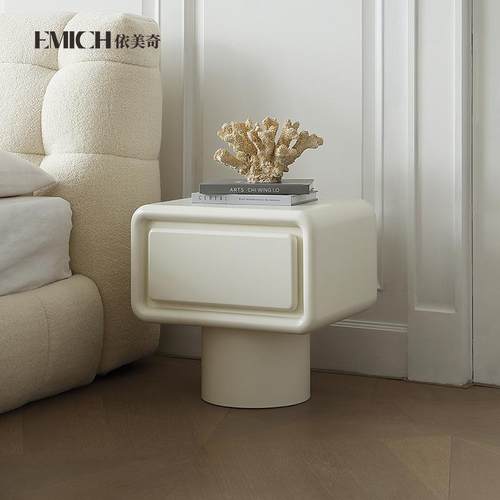 XK40号柜依美奇云朵床头柜中古轻法式奶油风床边柜现代简约储物收