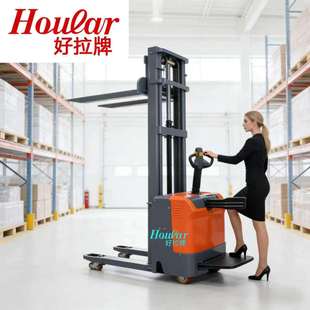全电动站驾式堆高车1.5吨3米HOULAR好拉搬运车堆垛车仓储堆高