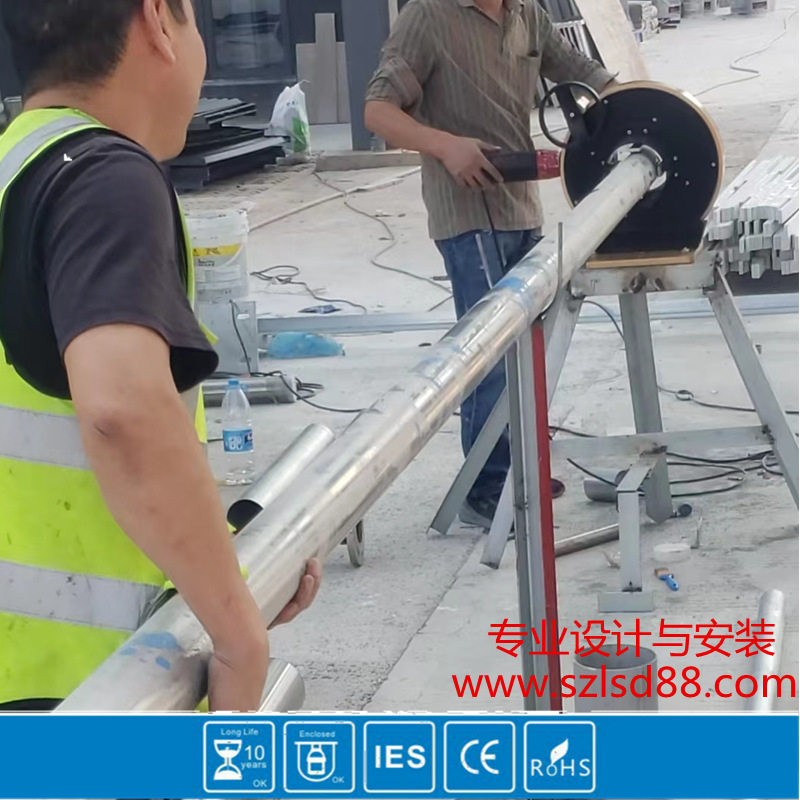 工业流体不锈钢304焊管设计，自来水输送水管安装