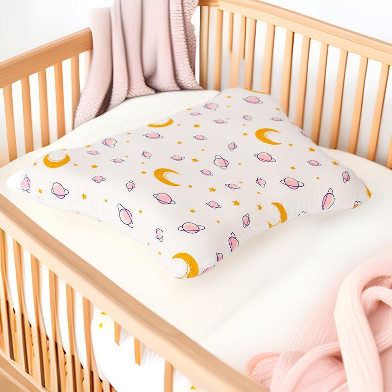 婴儿枕头0-1岁新生儿定型枕a类矫正头型宝宝安抚枕可水洗护颈枕芯