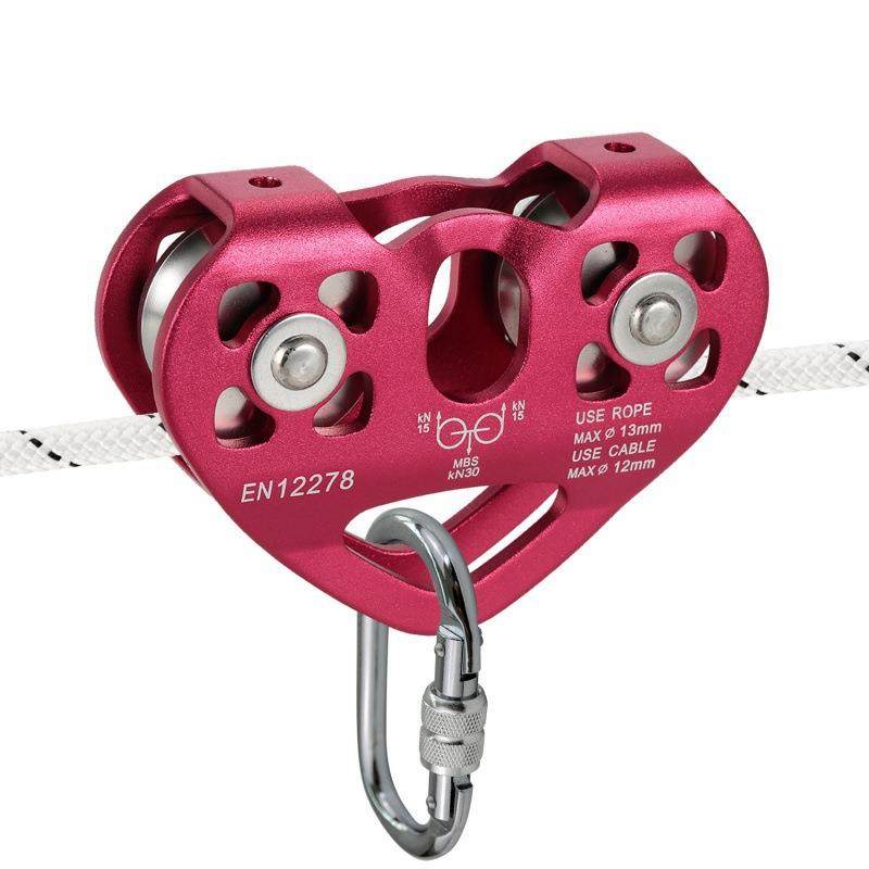 户外攀岩吊装运输登山心形双滑轮钢缆溜索滑轮索道滑轮组,畜牧/养殖物资,畜牧/养殖器械,淘宝优惠券,粉丝福利购,淘宝优惠卷