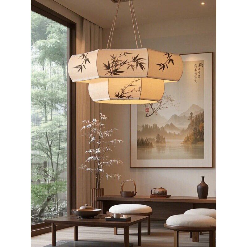 宋代美学莲花形设计师竹叶中