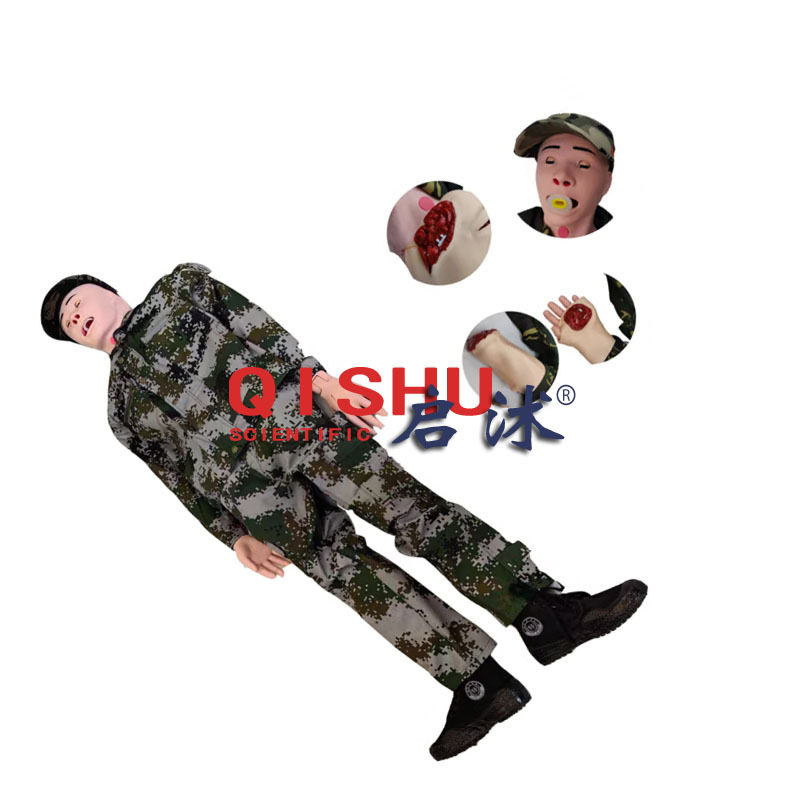 野战基础伤情模拟人(基础款)止血包扎模拟人训练急救止血包扎固