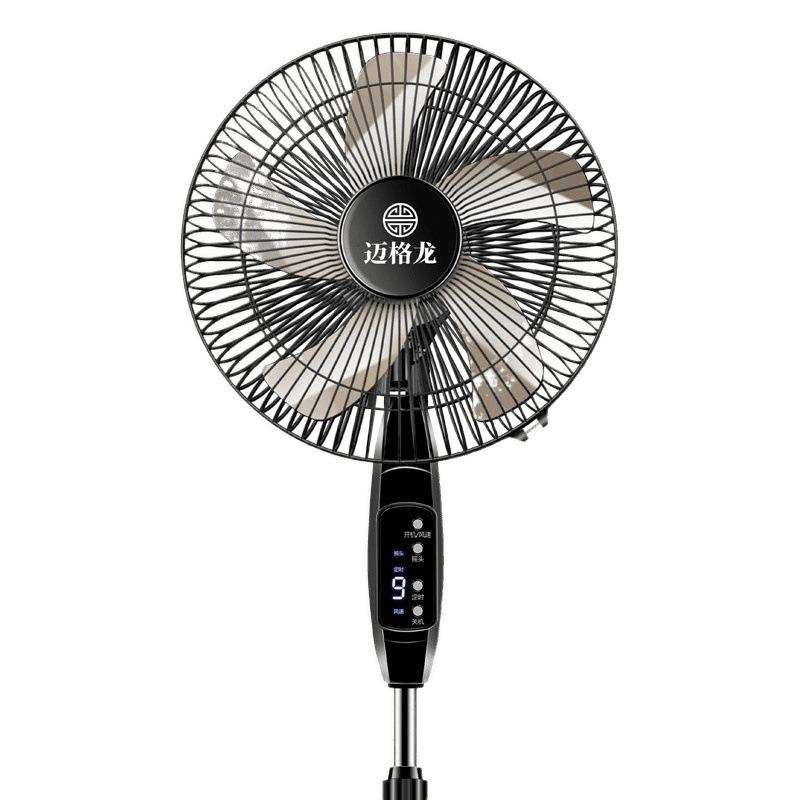 电风扇家用落地扇宿舍静音风扇机械摇头定时立式大风力扇遥控节能