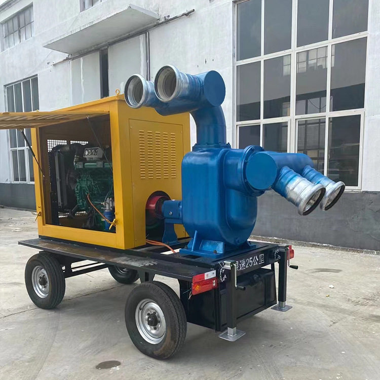 中旺柴油移动大流量防汛泵车
