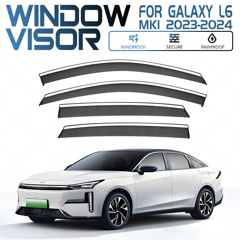 适用于吉利银河L6车窗晴雨挡雨遮阳板GalaxyL6Windowvisor