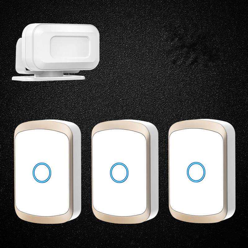 欢迎光临感应器进门分体式红外线电子迎宾器店铺你好防盗感应门铃