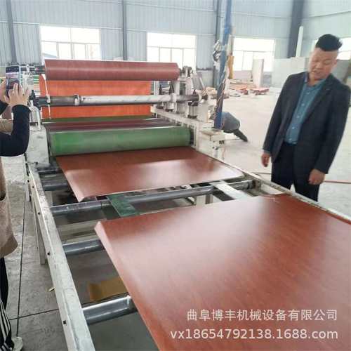 发泡类木塑板纤维板贴面机 石膏板无纺布平贴机 大号板贴纸机器