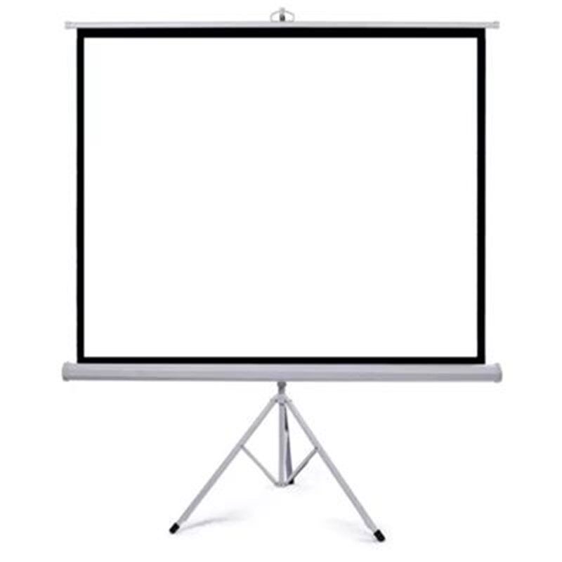 极速户外100寸120寸s加厚支架投影幕布移动可携式摺叠投影机幕投