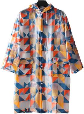 极速阿韬自留!雨衣防水外套长版连身H全身加厚男女通用可携式户外