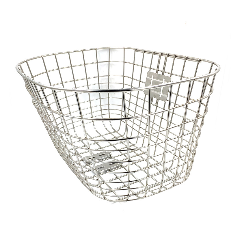 极速不锈钢车筐电动自行车篮子购物篮城市自行车车U筐特大书包篮