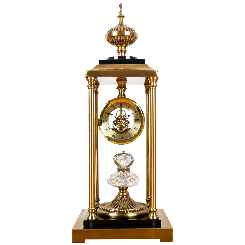 极速欧式客厅创意座钟时s尚奢华个性书桌摆钟家用装饰台式时钟石