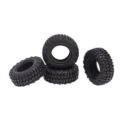 极速8PCS 48mm 1.0 Soft Ruubber Wheel Tires Tyre for 1/24 RC