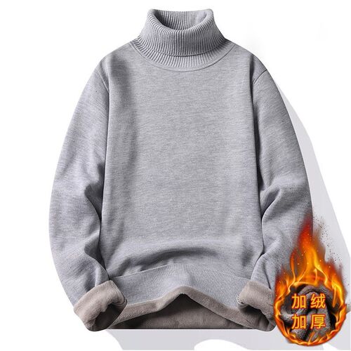 极速Korean Sweater Men Pullover Winter ShirOts Turtleneck Si