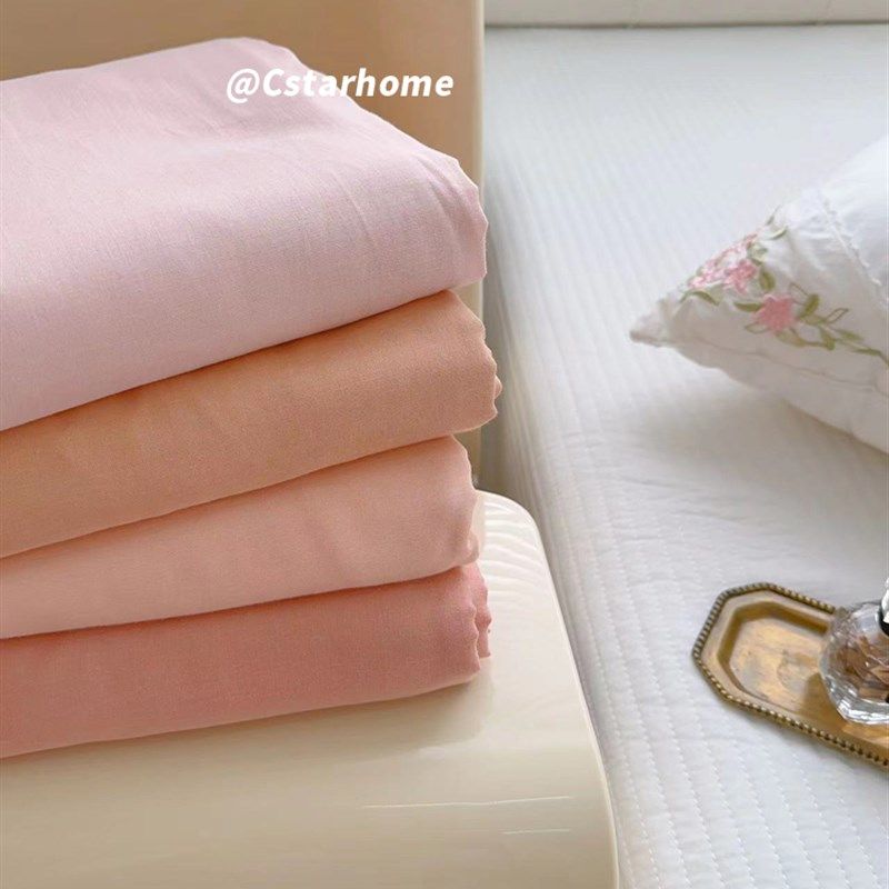 极速宝宝级舒服纯色A类s纯棉双层纱床单床笠单件单人双人床可定制,床上用品,床单,淘宝优惠券,粉丝福利购,淘宝优惠卷