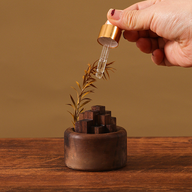 极速扩香木无火香薰精油家用室内拓香器卧室扩Q香石摆件车载随身