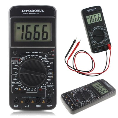 新品DT9205A Biasic Digital Multimeter Capacitance hFE Test