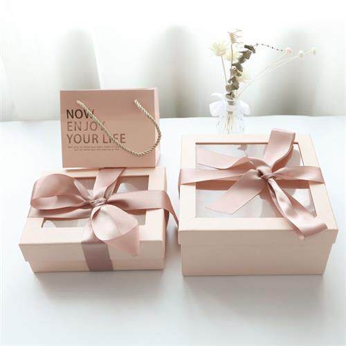 极速惊喜礼物盒礼品盒空盒子v创意女口红礼盒大号包装盒ins风伴手