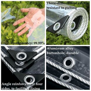极速Transparent PVC Rainproof Cloth GardeOn Bonsai Plants