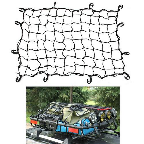 新品120x90cm 10 Hmook Elastic Car Cargo Mesh Net Bungee Stro