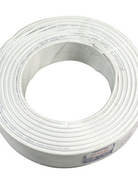 极速RJb11两芯电话线2芯单股通信线缆室内全铜无氧话机线水晶头线