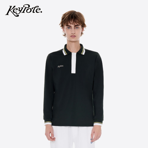 KeypoteGolf撞色高尔夫polo衫