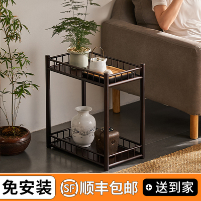 沙发边几新中式角几边几小户型客厅茶水柜边几小茶几边几置物架子