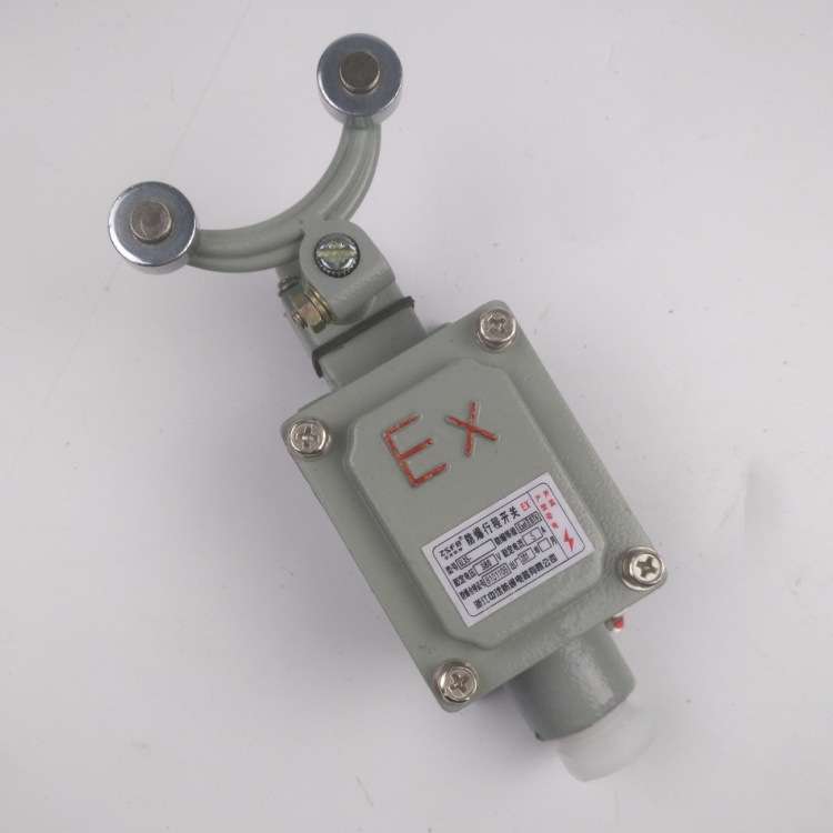 中沈BLX5S双摇臂式防爆行程开关ExdbⅡBT6电压通用电流10A螺纹4分