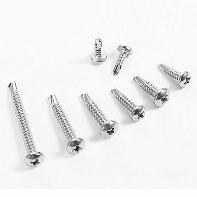 410不锈钢DIN7504十字盘头自攻钻尾螺丝M3.5/3.9M4.2/4.8/5.5/6.3