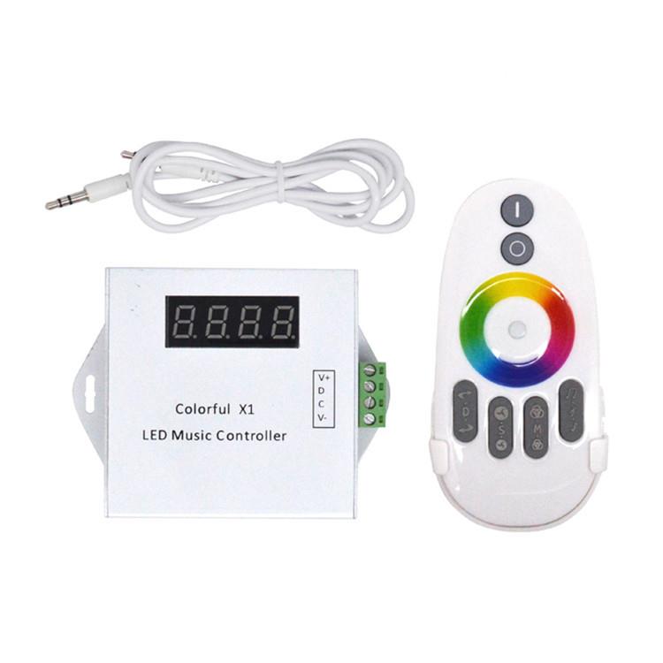 WS2812B 幻彩音乐控制器1903 6803跑马流水控制器全彩节奏声控器