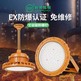 LED防爆工矿灯 化工厂加油站防爆灯三防圆形车间仓房照明灯具