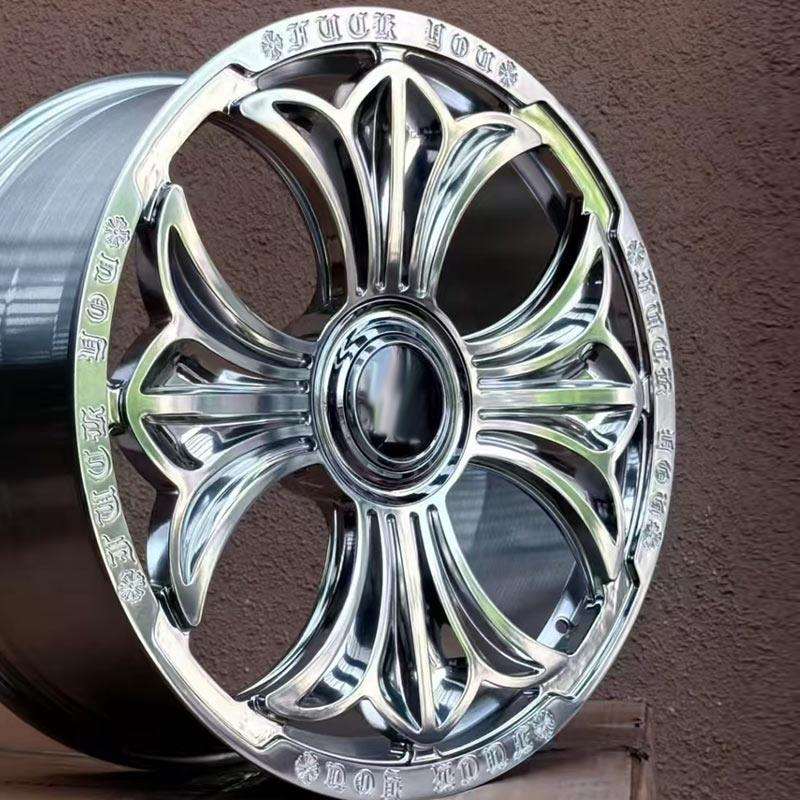 18 19 20 21 22 23寸锻造轮毂轻量化定 制铝合金锻造汽车轮圈橡胶